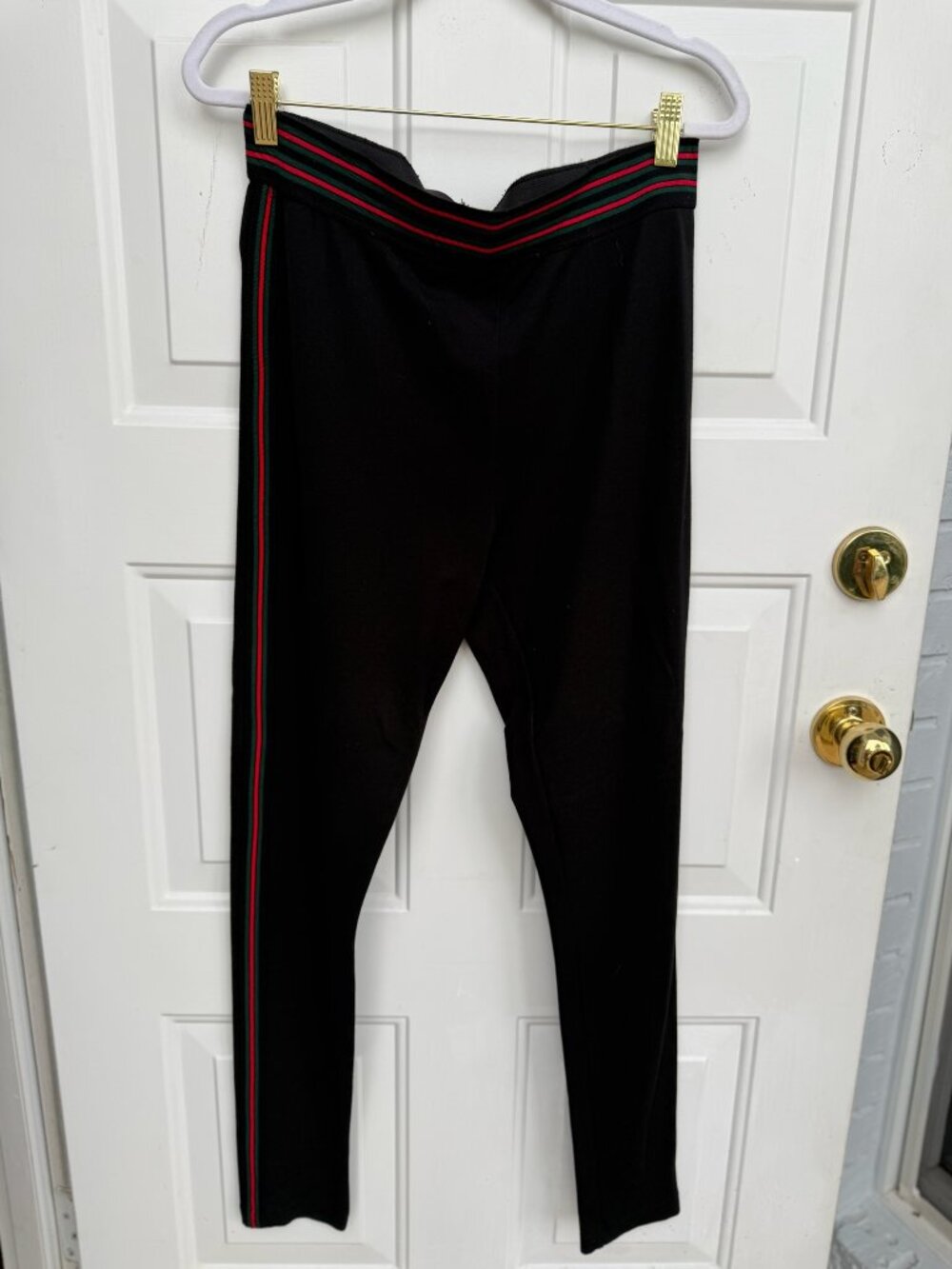 Hale Bob Striped Waist Leggings Size L